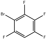 1,2,3,5-テトラフルオロ-4-ブロモベンゼン 化学構造式