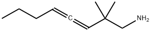3,4-Octadien-1-amine,  2,2-dimethyl- Struktur