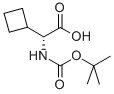 Boc-D-Cyclobutylglycine Struktur