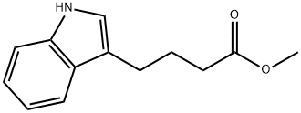 methyl 4-(indol-3-yl)butyrate, 15591-70-5, 结构式