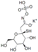beta-d-Glucopyranose, 1-thio-, 1-[N-(sulfooxy)ethanimidate], monopotassium salt Structure
