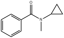 Benzamide,  N-cyclopropyl-N-methyl- Structure
