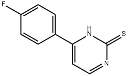 4-(4-氟苯基)嘧啶-2-硫醇,155957-43-0,结构式