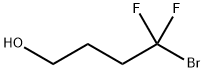 4-ブロモ-4,4-ジフルオロブタン-1-オール 化学構造式