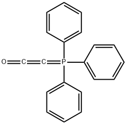 (トリフェニルホスホラニリデン)ケテン 化学構造式