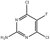 2-AMINO-4,6-DICHLORO-5-FLUOROPYRIMIDINE Structure