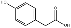 4-Hydroxyphenylacetic acid Structure