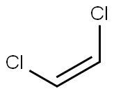 顺-1,2-二氯乙烯, 156-59-2, 结构式