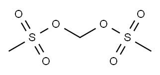 Methylene dimethanesulfonate  Struktur
