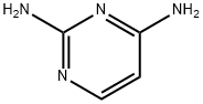 2,4-ジアミノピリミジン 化学構造式