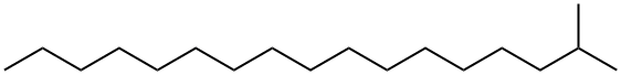 2-METHYLHEPTADECANE Struktur