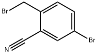 4-Bromo-2-cyanobenzyl bromide Structure