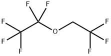 PENTAFLUOROETHYL 2,2,2-TRIFLUOROETHYL ETHER Struktur