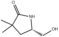 (S)-5-(HydroxyMethyl)-3,3-diMethylpyrrolidin-2-one, 156088-46-9, 结构式