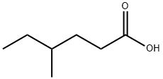 4-メチルヘキサン酸 化学構造式