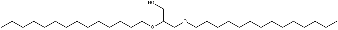 1-Propanol, 2,3-bis(tetradecyloxy)- 结构式