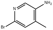 2-BROMO-5-AMINO-4-PICOLINE 化学構造式