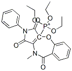 2-phenyl-10-methyl-3a-triethoxyphosphonio-1H-2,3,9,10-tetrahydropyrrolo(3,4-b)(1,4)benzoxazepine-1,3,9-trione Structure