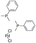 顺式二(二甲基苯基膦)二氯化钯(II),15616-85-0,结构式