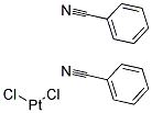 CIS-ビス(ベンゾニトリル)ジクロロ白金(II) 化学構造式
