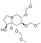 1-Indolizinol, octahydro-6,7,8-tris(methoxymethoxy)-, 1S-(1.alpha.,6.beta.,7.alpha.,8.beta.,8a.beta.)- Struktur
