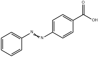 4-(フェニルアゾ)安息香酸 化学構造式
