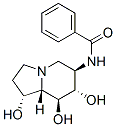 Benzamide, N-(octahydro-1,7,8-trihydroxy-6-indolizinyl)-, 1S-(1.alpha.,6.beta.,7.alpha.,8.beta.,8a.beta.)- Structure
