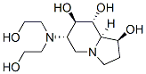 1,7,8-Indolizinetriol, 6-bis(2-hydroxyethyl)aminooctahydro-, 1S-(1.alpha.,6.beta.,7.alpha.,8.beta.,8a.beta.)- Structure