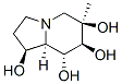 1,6,7,8-Indolizinetetrol, octahydro-6-methyl-, 1S-(1.alpha.,6.alpha.,7.alpha.,8.beta.,8a.beta.)- Struktur
