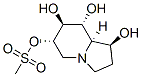1,6,7,8-Indolizinetetrol, octahydro-, 6-methanesulfonate, 1S-(1.alpha.,6.beta.,7.alpha.,8.beta.,8a.beta.)- Struktur