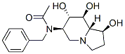 Acetamide, N-(octahydro-1,7,8-trihydroxy-6-indolizinyl)-N-(phenylmethyl)-, 1S-(1.alpha.,6.beta.,7.alpha.,8.beta.,8a.beta.)- Structure