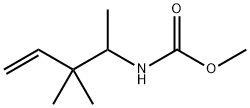 Carbamic  acid,  (1,2,2-trimethyl-3-butenyl)-,  methyl  ester  (9CI) Struktur