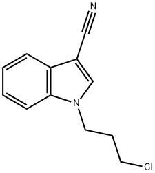 1-(3-Chloropropyl)-3-cyanoindole 结构式