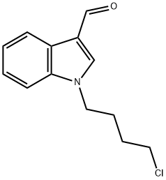 1-(4-Chlorobutyl)indole-3-carboxaldehyde,156237-53-5,结构式
