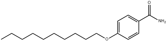 4-N-DECYLOXYBENZAMIDE Struktur