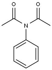 N,N-ジアセチルアニリン 化学構造式