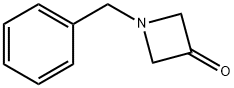 1-ベンジルアゼチジン-3-オン 化学構造式
