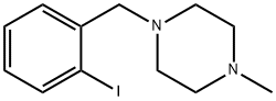1-(2-IODOBENZYL)-4-METHYLPIPERAZINE, 156333-97-0, 结构式