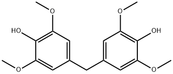 4,4'-Methylenebis(2,6-dimethoxyphenol) Structure