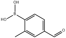 4-FORMYL-2-METHYLPHENYLBORONIC ACID, 156428-81-8, 结构式