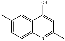 2，6－ジメチル－4－ヒドロキシキノリン 化学構造式