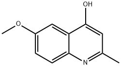 4-羟基-6-甲氧基-2-甲基喹啉,15644-90-3,结构式