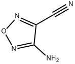 1,2,5-Oxadiazole-3-carbonitrile,4-amino-(9CI) Struktur