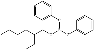 2-ETHYLHEXYL DIPHENYL PHOSPHITE Struktur