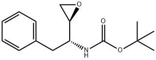 (2S,3R)-3-(N-Boc-amino)-1-oxirane-4-phenylbutane Structure