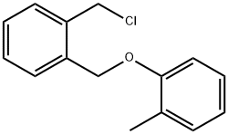 2-(2-Methylphenoxymethyl)benzyl chloride Structure
