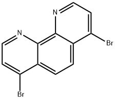 4,7-二溴-1,10-菲咯啉, 156492-30-7, 结构式
