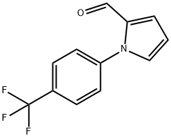 1-[4-(トリフルオロメチル)フェニル]-1H-ピロール-2-カルブアルデヒド 化学構造式
