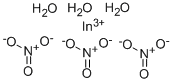 硝酸インジウム(Ⅲ)三水和物 化学構造式