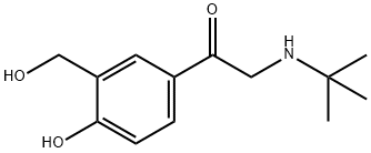 2-[(1,1-DIMETHYLETHYL) AMINO]-1-[4-OH-3-(HYDROXYMETHYL)PHENYL]ETHAN-1-ONE Structure